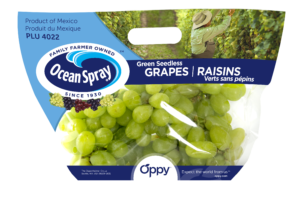 Ocean Spray Green Grapes OPPY Bag Mockup
